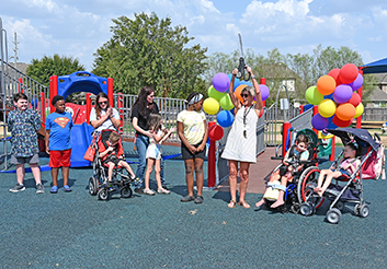  Swenke ES installs district’s first all-inclusive playground 